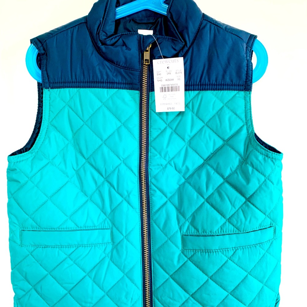Full-zip vest for boys